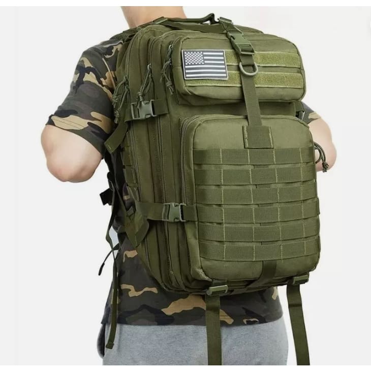 Tactical 50L Hiking Camping Outdoor Waterproof Backpack