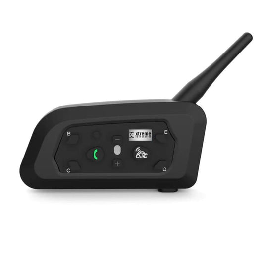 V6 Pro Motorcycle Helmet Bluetooth Headset, 2-Way 800M Motorbike Helmet Intercom Communication System